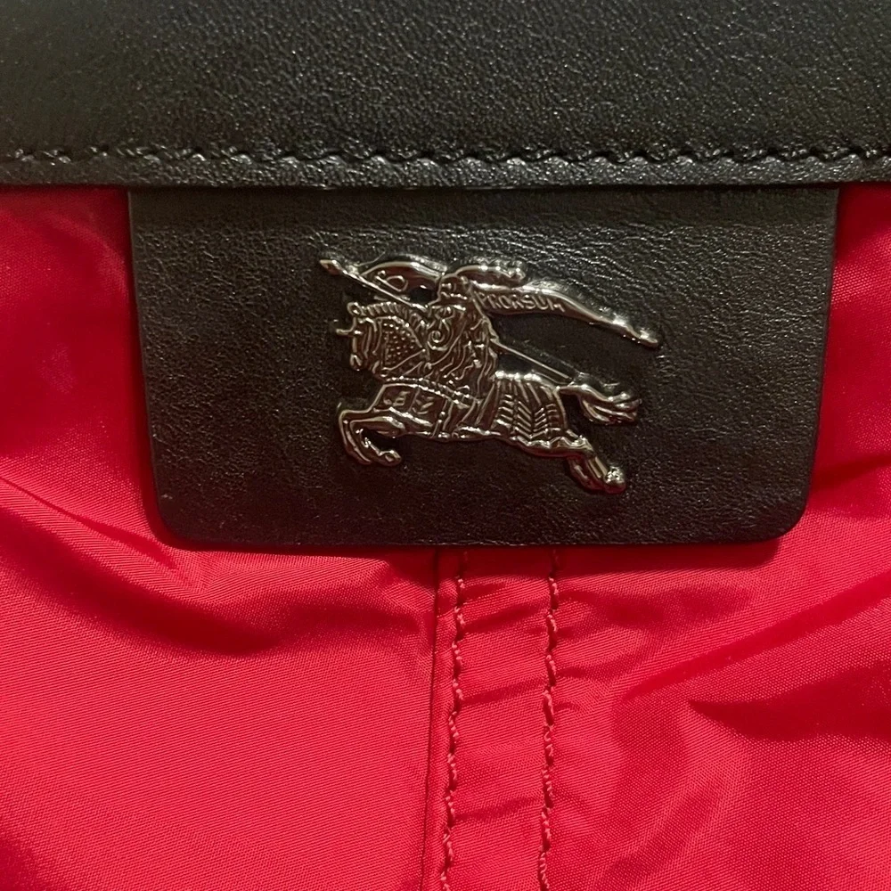 Burberry. Red Nylon Tote Bag - Picture 2 of 15